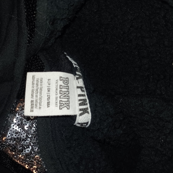 RARE HTF VS PINK limited edition oversize small checkered hoodie - Picture 9 of 14